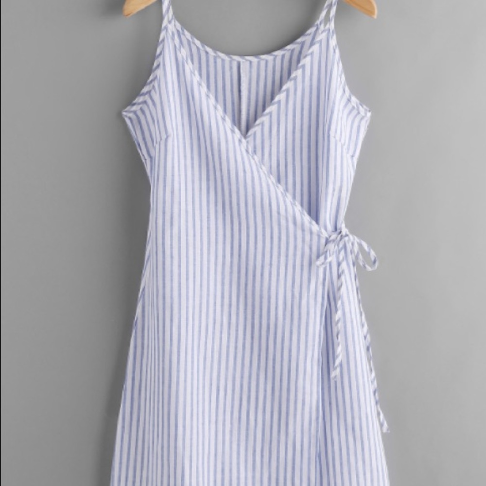 Zaful Self Tie Cami Shift Dress